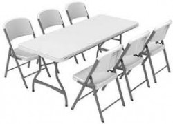 1 Table & 6 Chairs Set