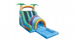 Double Funnel Tunnel 18' Slide